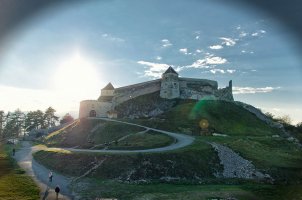 Le chateau de Bran et la cité de Rasnov